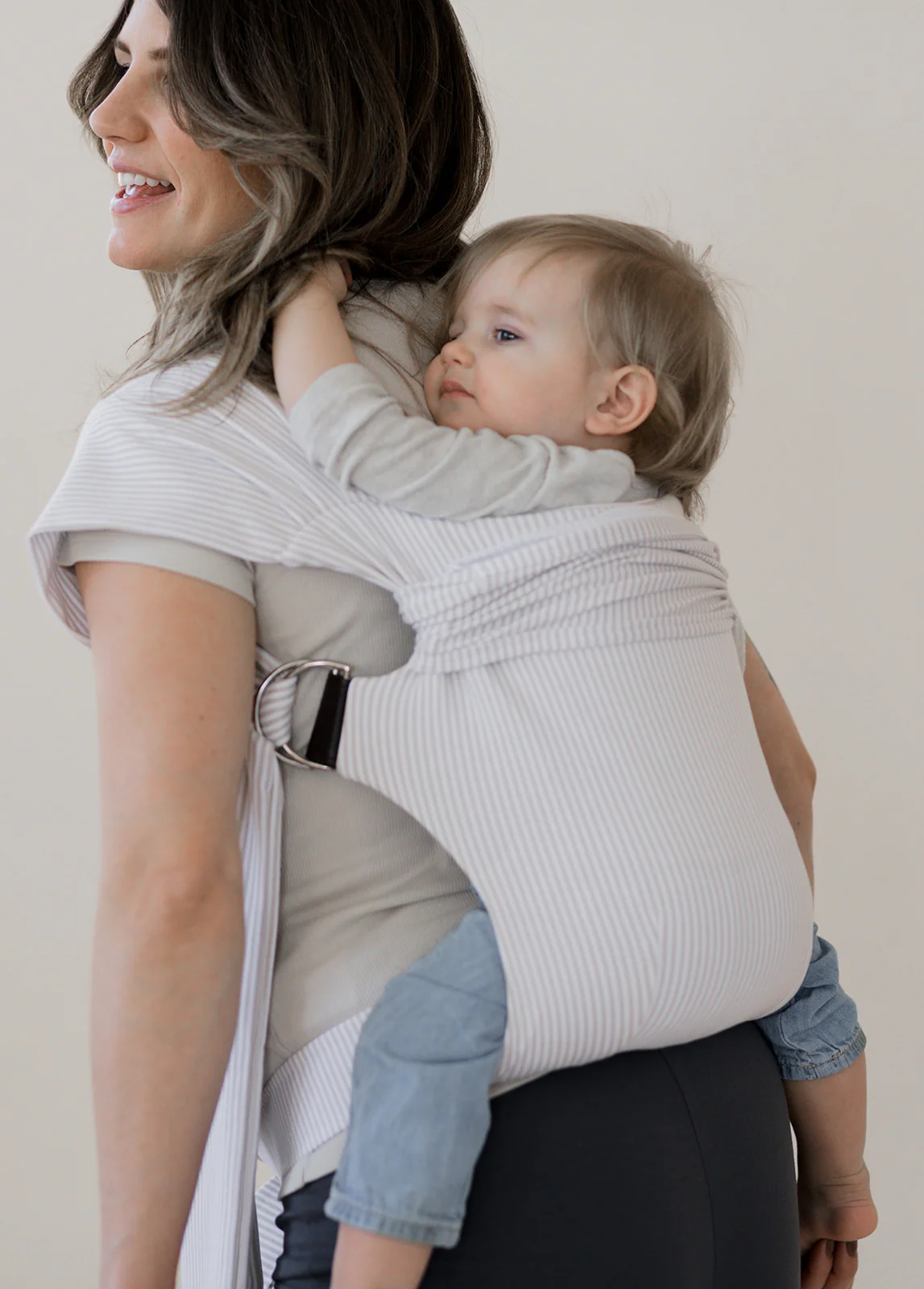 Simple Wrap | Oatmeal Stripe - Final Sale - Image 5